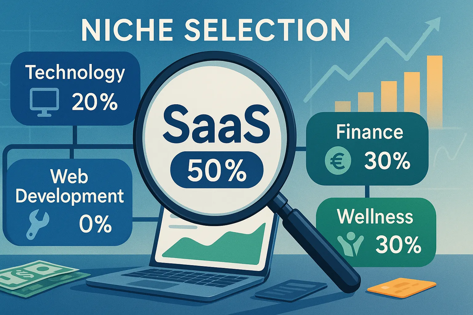 Recherche stratégique de niche d'affiliation rentable avec analyse de données et comparaison