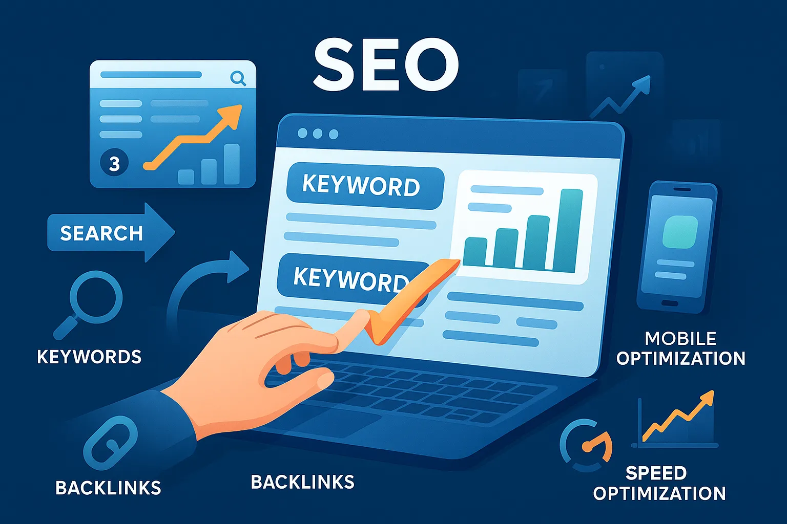 Optimisation SEO pour sites d'affiliation avec mots-clés et stratégie de contenu